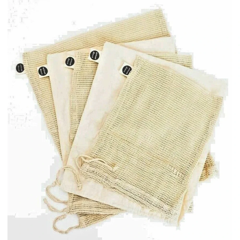 Artisan Direct Sustainable Grocery Starter Kit Reusable Shopping Bags Set of 5
